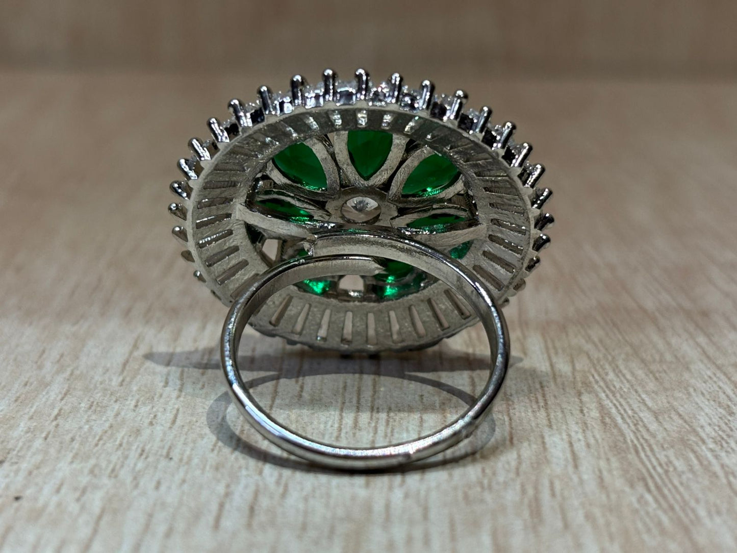 American diamond graceful ring