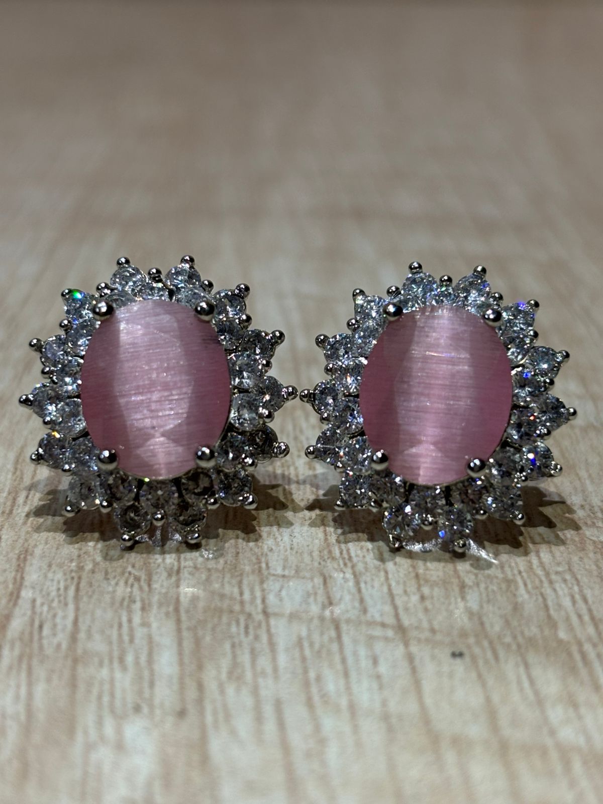 Premium quality American diamond stone studs