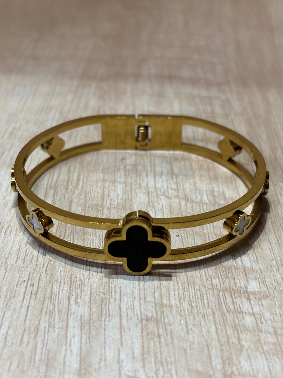 Korean style Gold plated Anti tarnish water proof & sweat proof bracelet