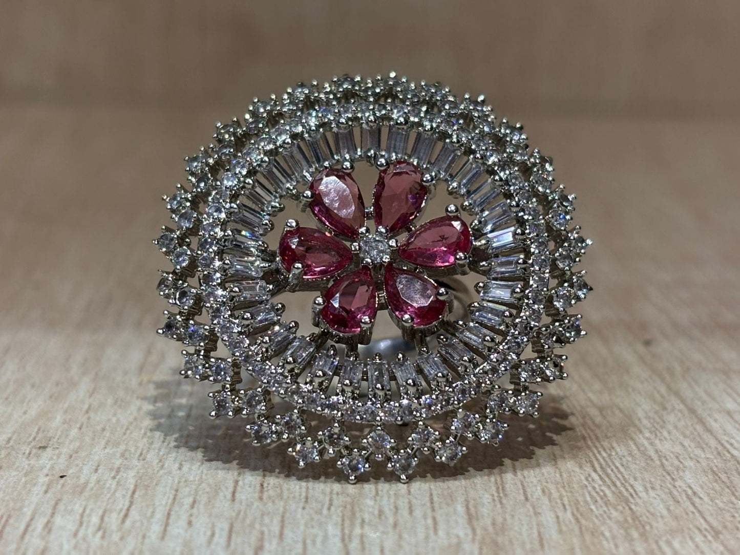 American diamond big size ring