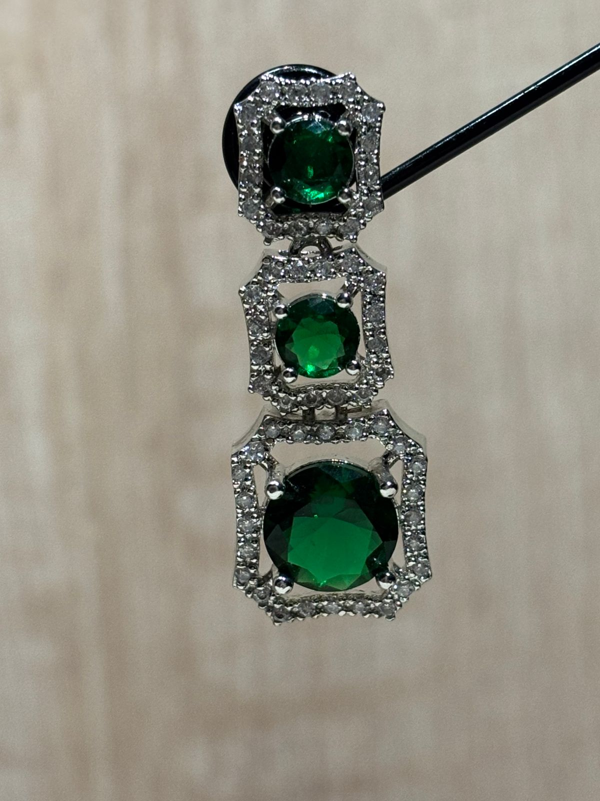 Wonderful American diamond casual stone earrings